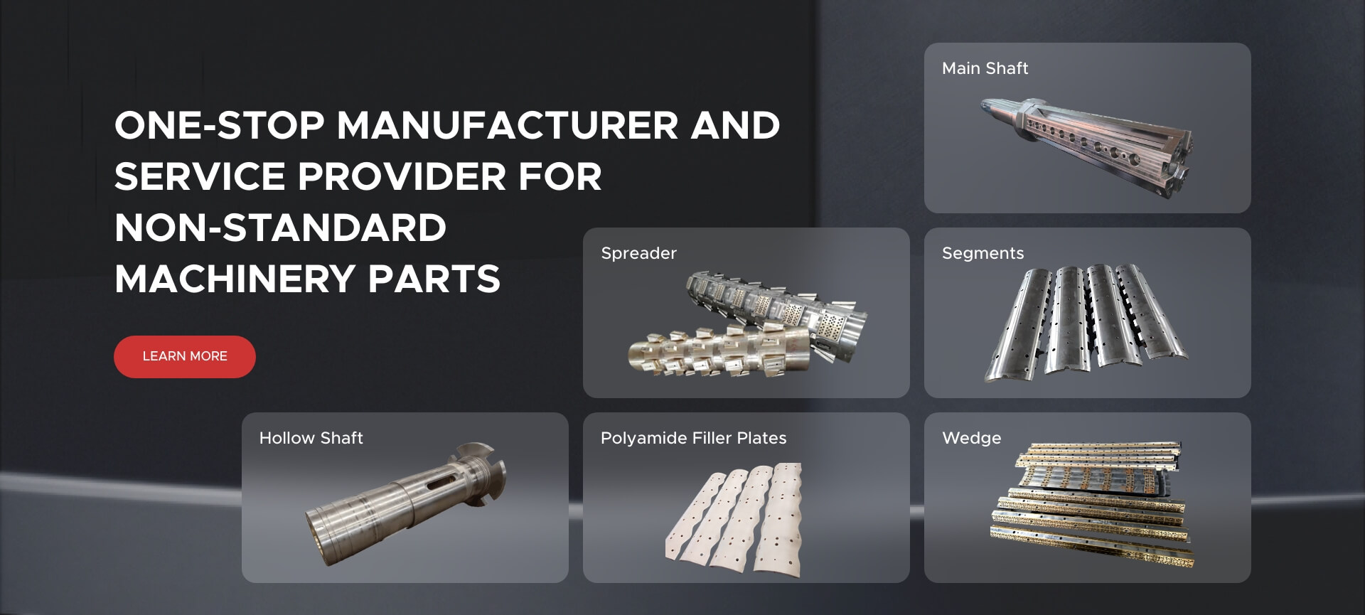 one-stop manufacturer and service provider for non-standard machinery parts