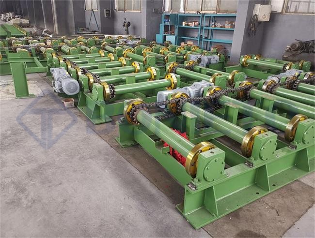 aluminum coil storage roller table