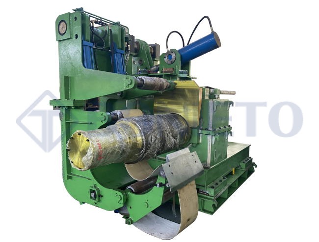 steel tension reel with belt wrapper