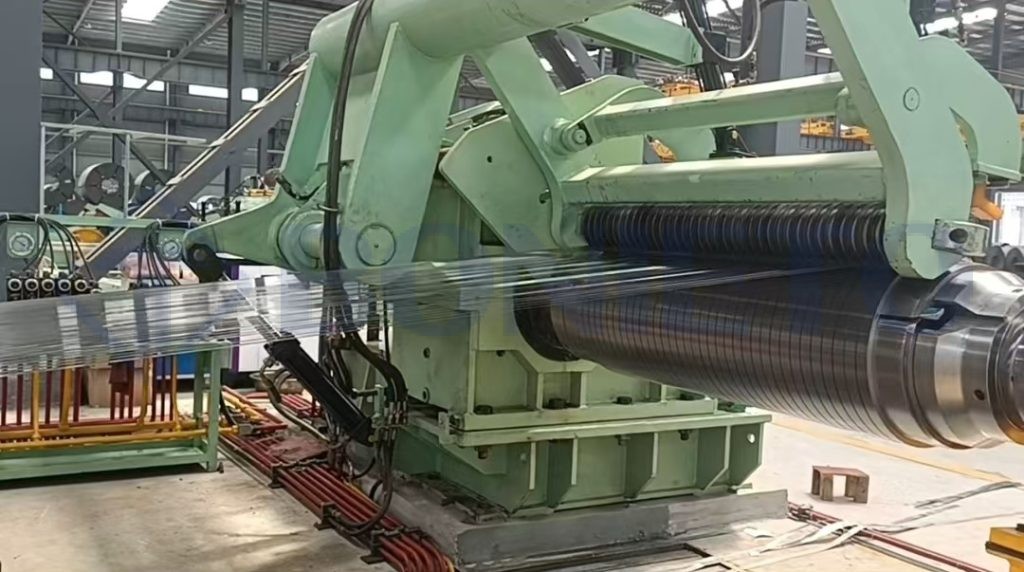 steel slitting line recoiler machine