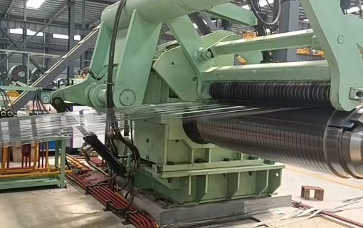 steel slitting line recoiler machine